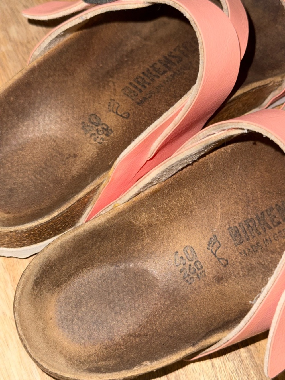Birkenstock Salina Coral Peach Birko Flor | 40 260 L9 - Picture 7 of 12